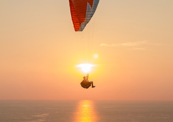 Parasailing at windmill viewpoint, Phuket