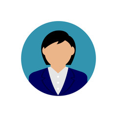 business woman avatar illustration 