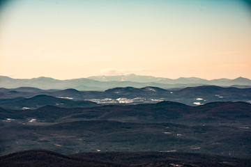 Plakat Cannon Mountain in Franconia, NH via Hi-Cannon, Kinsman Ridge, and Lonesome Lake Trails