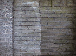 texture, brick wall with cracks