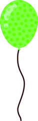 Colorful polka dots balloon 5