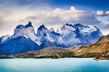 Foto auf Acrylglas Cuernos del Paine Torres del Paine in Patagonien, Chile - Hörner von Paine