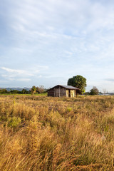 Fototapeta premium landscape Thailand whit a small house