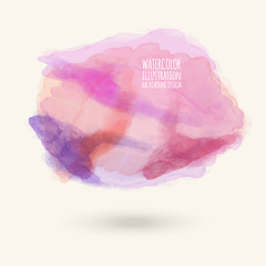 color watercolor background. vector illustration