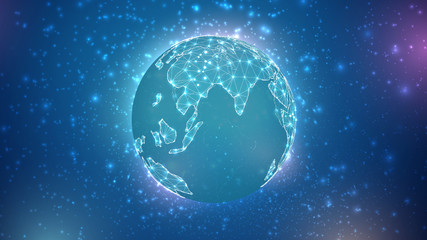 vector 3D planet earth