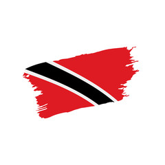 trinidad and tobago flag, vector illustration