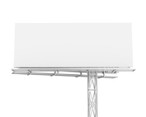 Obraz premium Blank White Billboard Isolated