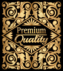 Premium quality golden blank