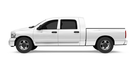 Pickup Truck Isolated