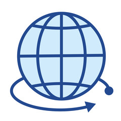 3-D Globus Vector Icon