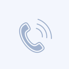 Fototapeta premium Phone icon. Flat Phone sign isolated