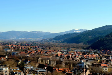 Blick auf Freiburgs Osten und das Dreisamtal