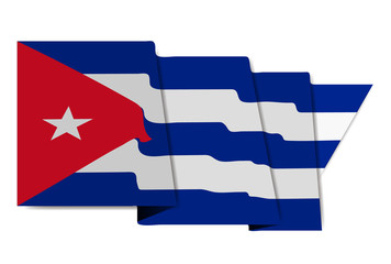 キューバ　 国旗　世界　アイコン