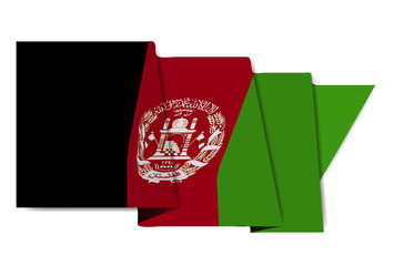 アフガニスタン　 国旗　世界　アイコン