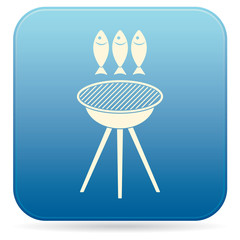 Grilled fish icon