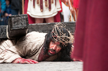 Gesù, Croce, Passione, Cristo, occhi, romani, centurioni, uomo, ritratto, Pasqua, chiesa,...