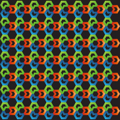 hexagone pattern background