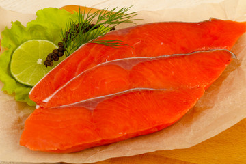 Salted salmon
