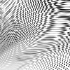 Abstract halftone lines background. Creative geometric background. Vector modern design texture.