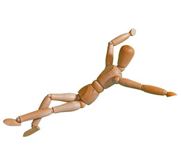 スライディングのポーズ