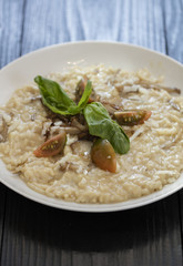 risotto with mushrooms