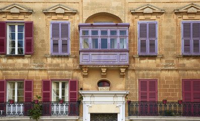 Fototapeta premium Maltese bowindow Mdina