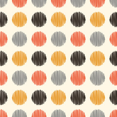 seamless circle dots pattern