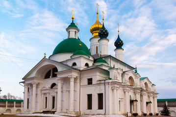 Cathedrals Spaso Yakovlevsky Monastery in a Rostov Veliky, Russia