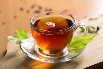 morning tea on the table