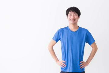 Obraz premium 若い男性 スポーツ 運動
