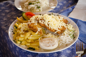 mashed potatoes with chicken breast