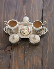 turkish coffee and turkish delights