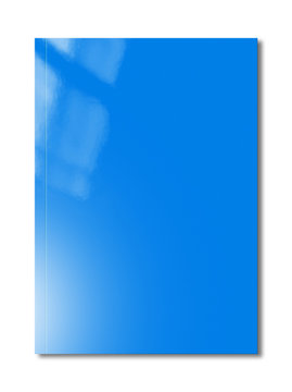 Blue Booklet cover template
