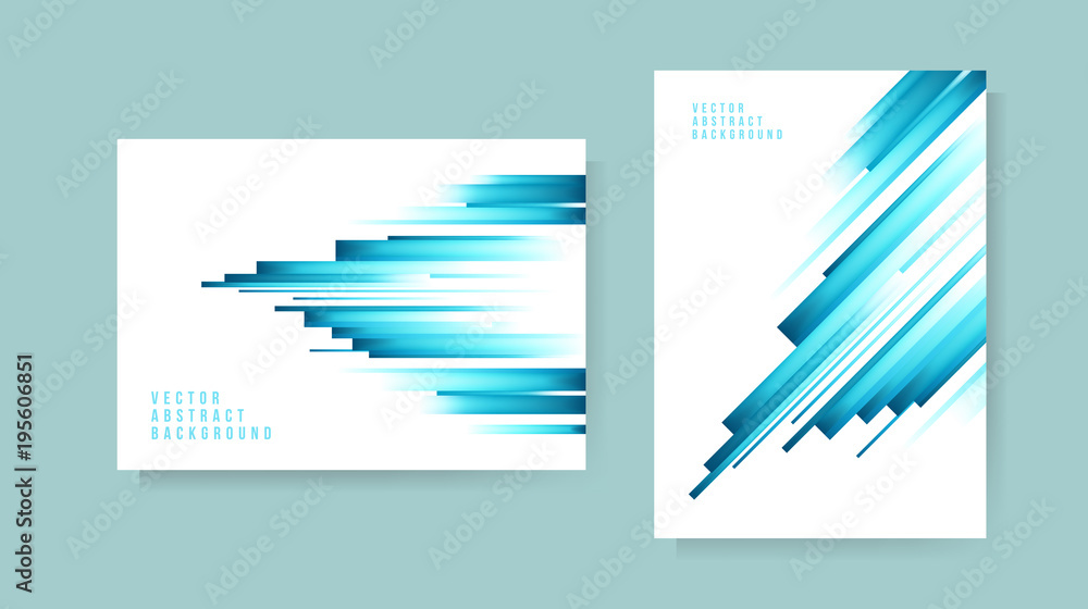 Poster set of abstract background . template for your design . isolated vector elements