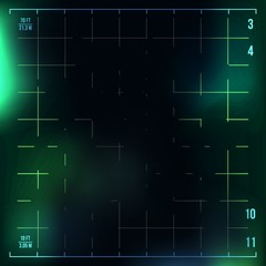 X-Ray Medical Background Vector. Radiology Neon Scan Effect. Futuristic Medical Light. Illustration