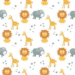 Fototapeta premium Children's seamless pattern. Vector