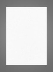 Blank White A4 paper sheet mockup template