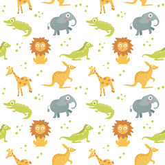 Fototapeta premium Children's seamless pattern