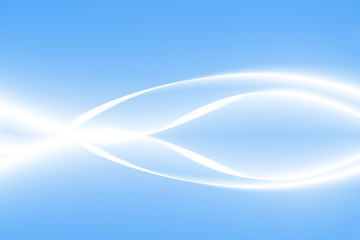 波 青 夏 抽象背景