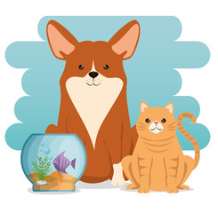 pet shop mascots icons