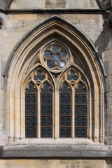 Sint-Quintinuskathedraal, Hasselt, Vlaanderen, gotisches Fenster