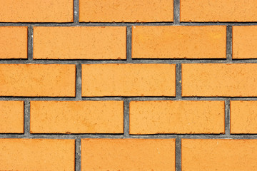Brown brick wall, texture