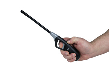 zapalniczka w dłoni 