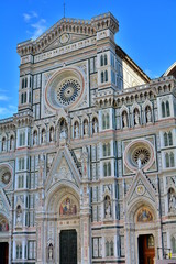 Fototapeta na wymiar Cathedral of St. Maria of Flower in Florence, Italy. 