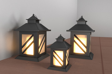 Decorative Lanterns #2 (3D Rendered)