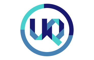 UQ Global Blue Ribbon letter Logo