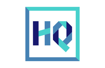 HQ Square Ribbon Letter Logo