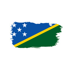 Solomon Islands flag, vector illustration