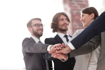 creative business team .the concept of teamwork