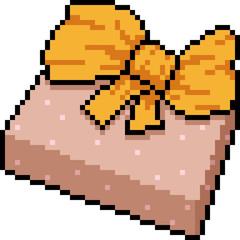 Fototapeta premium vector pixel art gift box